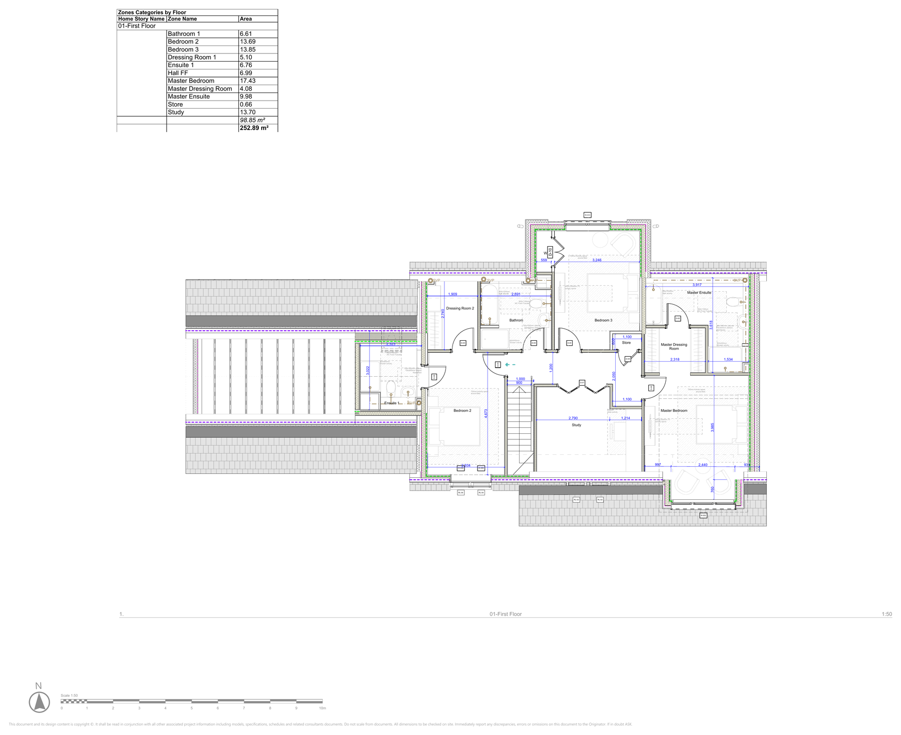 First floor plan for Hollywalk Meadows with room labels and areas